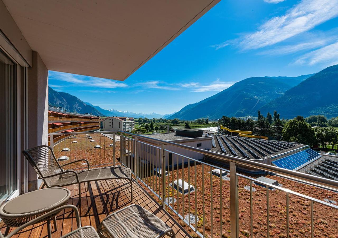 Hotel Des Bains De Saillon Exterior foto